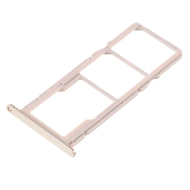 OEM Dual SIM Card + Micro SD Card Tray Holders Part for Huawei Y5 (2018) - Gold