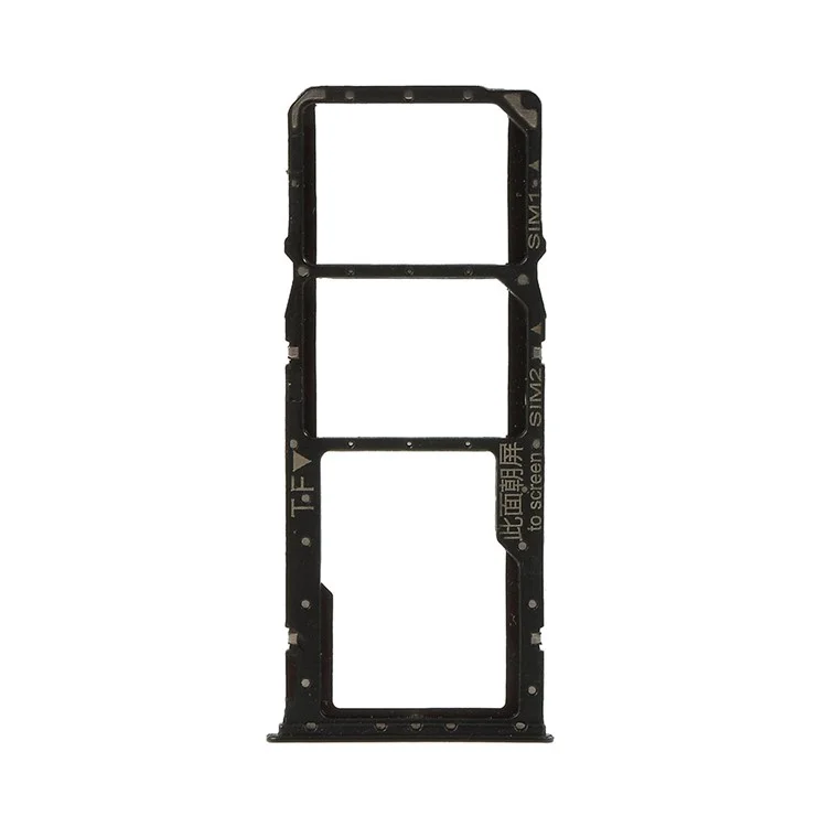 OEM Dual Sim Micro SD Bandejas de Cartão Substituição Para Huawei Y9 (2018) / Desfrute de 8 Plus - Preto