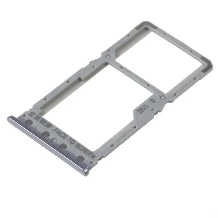 OEM Dual SIM Micro SD Card Tray Holder Replacement for Xiaomi Redmi 6 / Redmi 6A - Grey