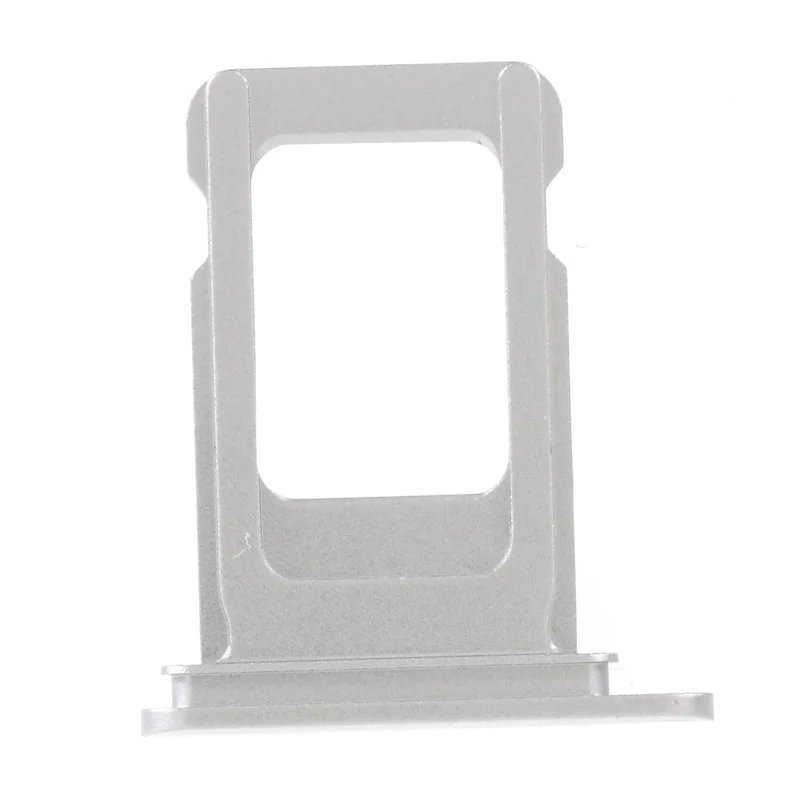 OEM Single SIM Card Tray Holder Repair Part for iPhone XR 6.1 inch - Silver