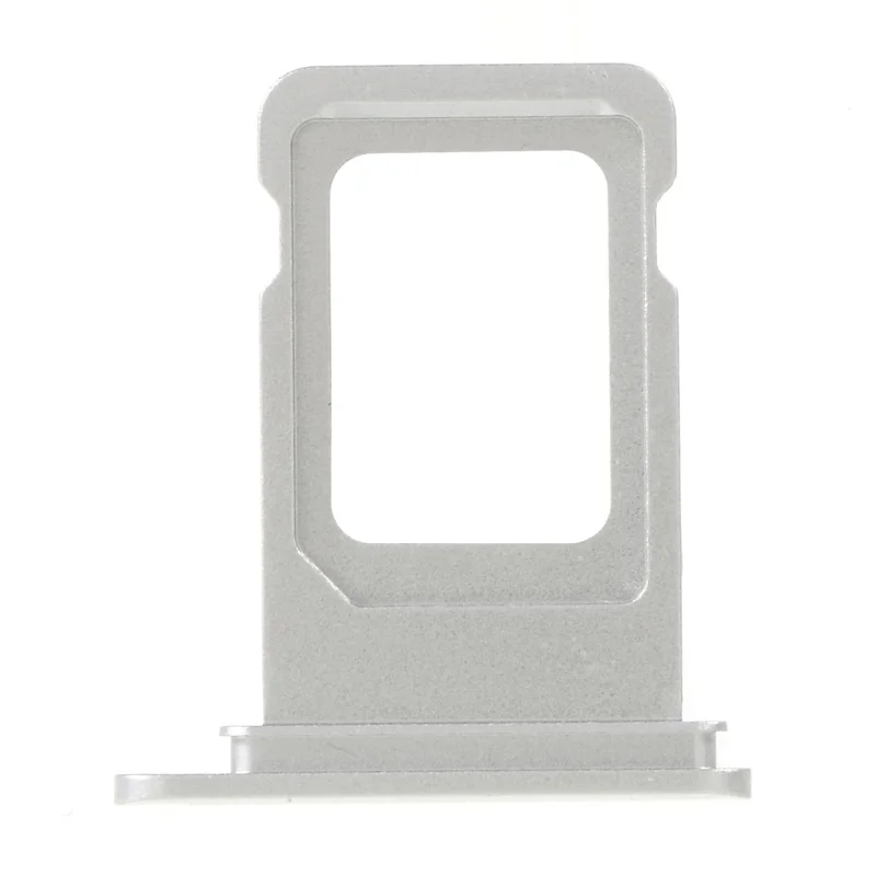 OEM Single SIM Card Tray Holder Repair Part for iPhone XR 6.1 inch - Silver
