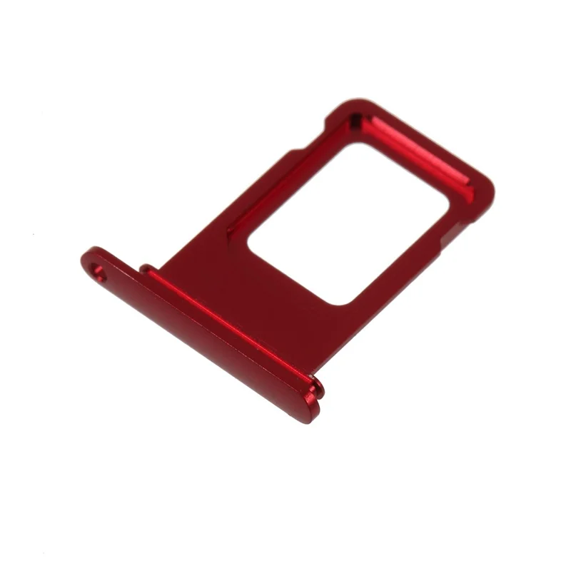 OEM Dual SIM Card Tray Holder Repair Part for iPhone XR 6.1 inch - Red