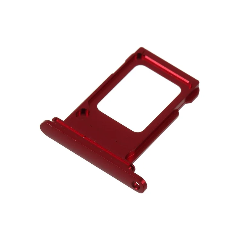 OEM Dual SIM Card Tray Holder Repair Part for iPhone XR 6.1 inch - Red