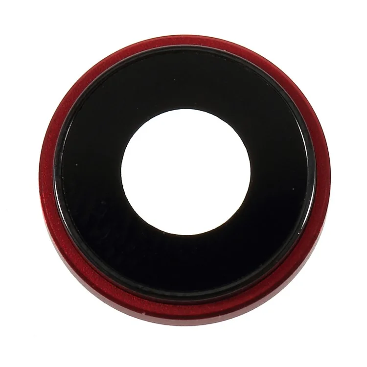 OEM Back Camera Lens Ring Cover with Glass Lens for iPhone XR 6.1 inch - Red