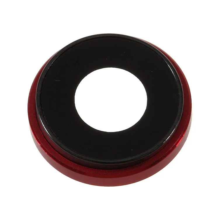 Cubierta Del Anillo de Lente de Cámara Trasera OEM Con Lente de Vidrio Para Iphone XR 6.1 Pulgadas - Rojo