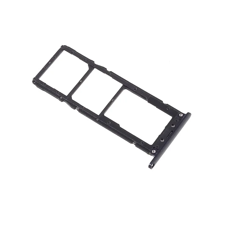 Carte OEM Dual SIM + Micro SD Carte Tray Holder Remplacement Pour Asus Zenfone 4 Max ZC520KL - le Noir