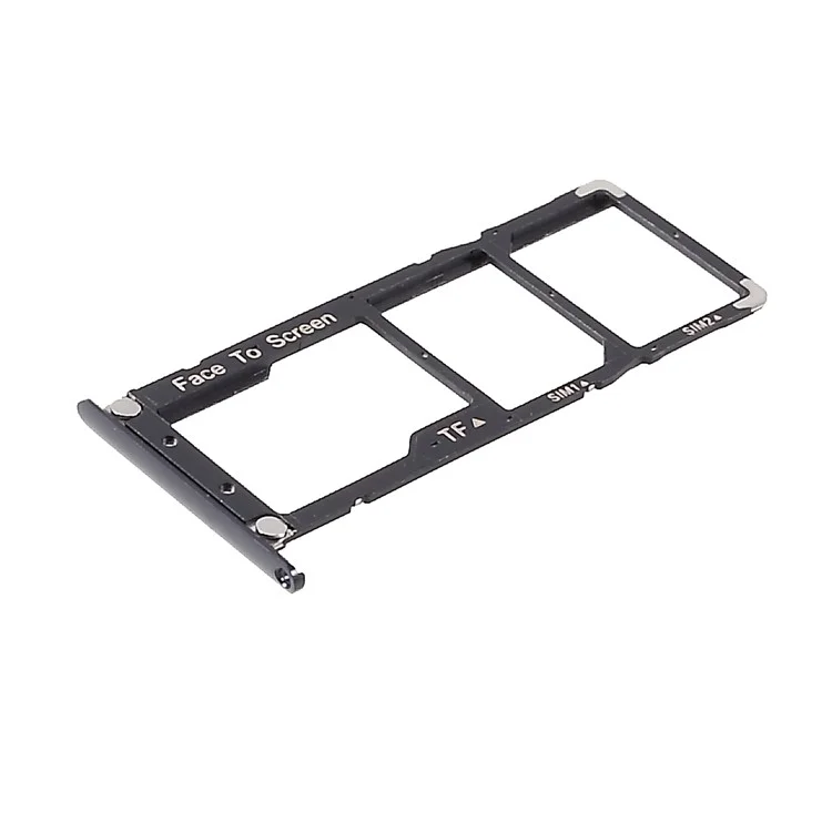 Carte OEM Dual SIM + Micro SD Carte Tray Holder Remplacement Pour Asus Zenfone 4 Max ZC520KL - le Noir