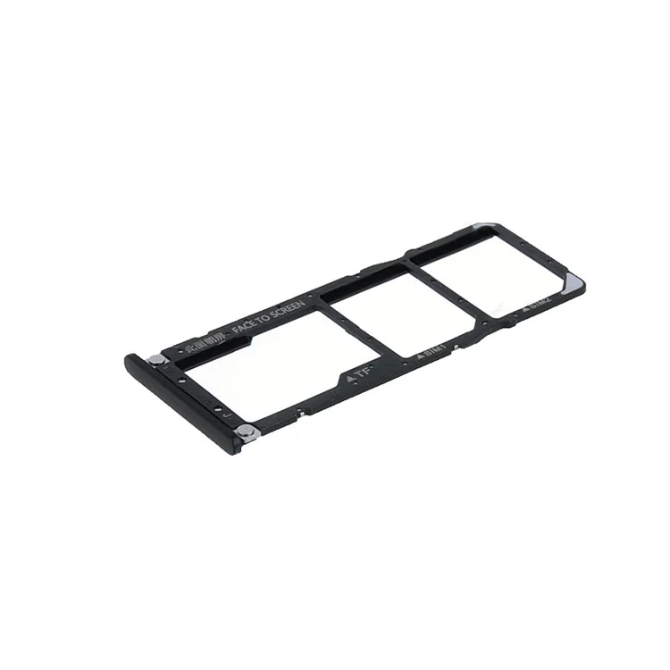 Reemplazo Del Soporte de la Bandeja de Tarjetas Micro SD Dual SIM Para Xiaomi Mi A2 Lite / Redmi 6 Pro - Negro