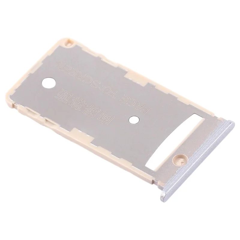 OEM SIM1 + SIM2/TF Kortbakkeholderdel til Xiaomi Redmi 5A - Grå