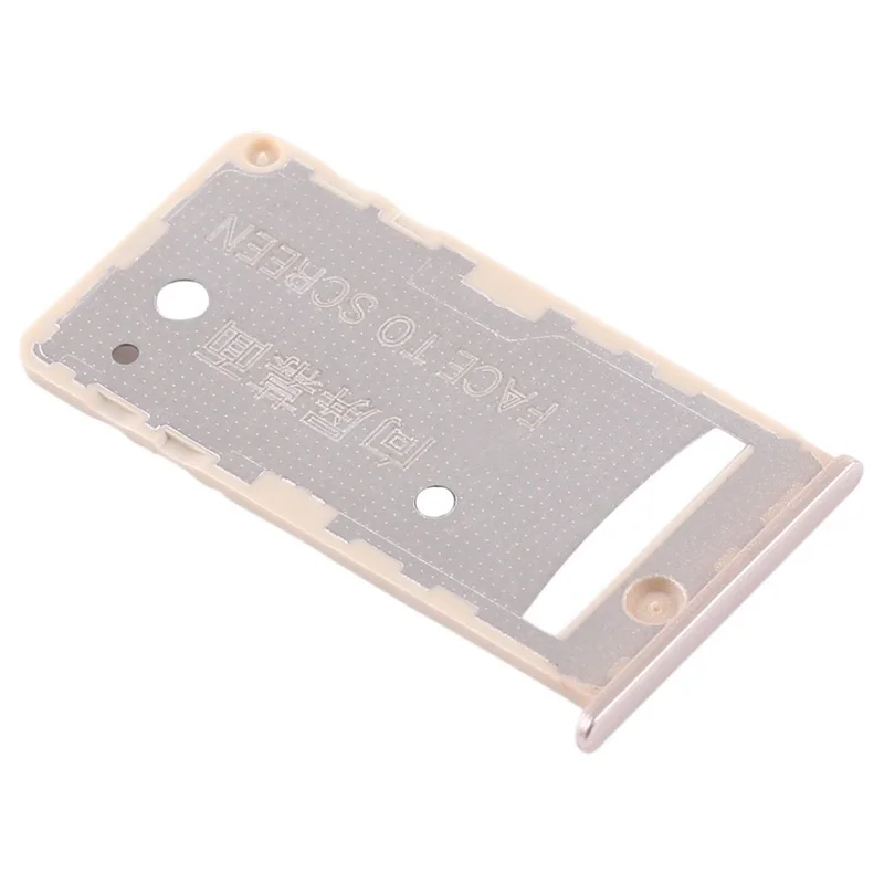 OEM SIM1 + SIM2/TF Card Tray Holders Replacement for Xiaomi Redmi 5A - Gold