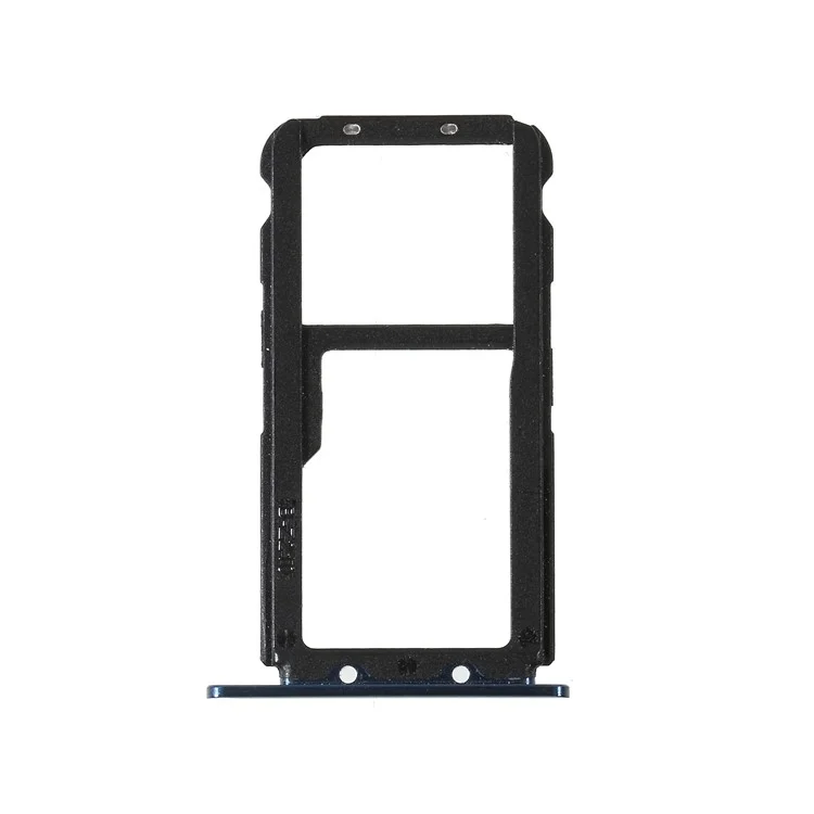 OEM Dual SIM Micro SD Card Tray Holder Replacement Part for Huawei Mate 20 Lite - Blue