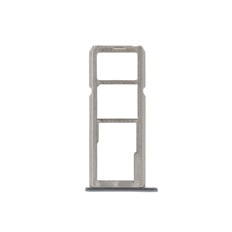 OEM Dual SIM Micro SD Card Tray Slot Replacement Part for Motorola Moto E5 Plus - Grey