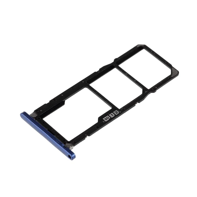 Porta Del Vassoio Per Schede MicroSD OEM SIM Per Asus Zenfone Max Pro (M1) ZB601KL - Blu