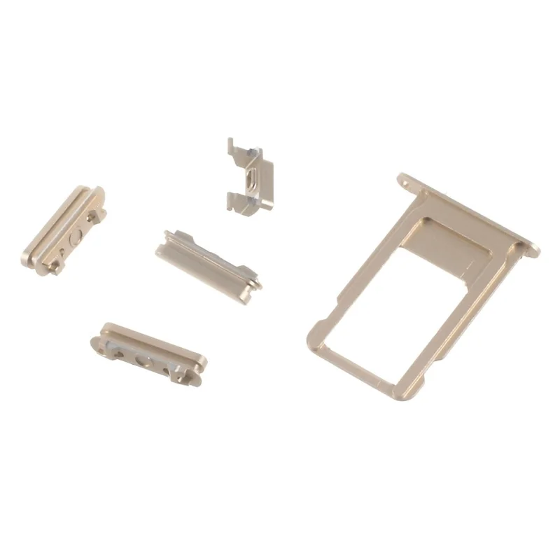OEM لمجموعة أزرار جانبية لهاتف iPhone 6s Plus (أزرار كتم الصوت / الطاقة / التحكم بالصوت + درج بطاقة SIM) - لون ذهبي