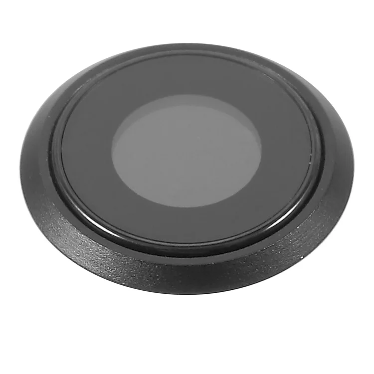 Couvercle de l'objectif de la caméra arrière avec lentille en verre pour iPhone 8 4,7 pouces - Noir