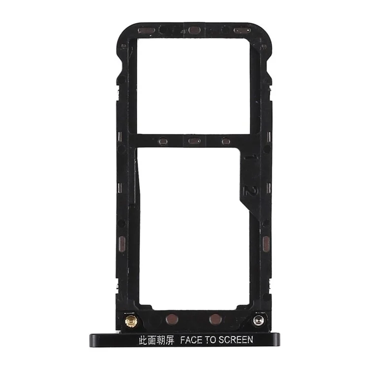 OEM Dual SIM Card Tray Holder Replace Part for Xiaomi Mi Max 3 - Black