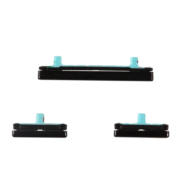 Para Samsung Galaxy S8 G950 / S8+ G955 3Peças / Conjunto de Botões Laterais de Ligar / Desligar e Volume OEM (sem Logotipo) - Preto