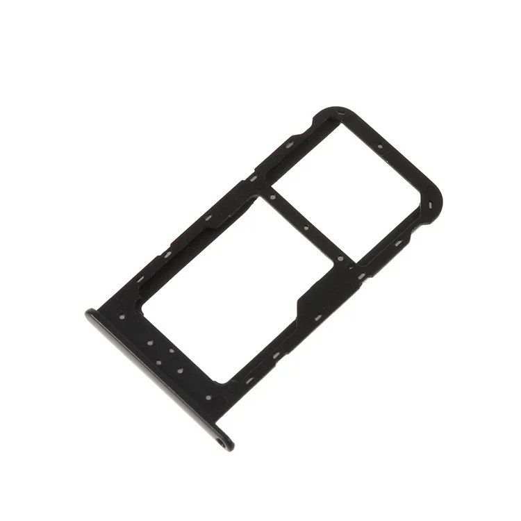 OEM Dual SIM MicroSD Card Tray Slot Part for Huawei Honor 9 Lite - Black