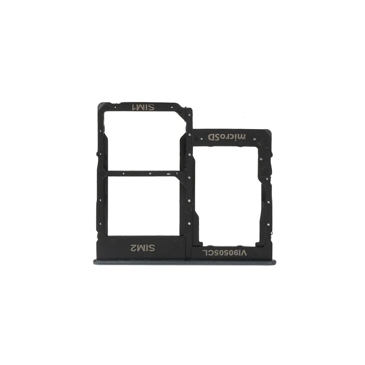 Soporte de bandeja de tarjeta SIM dual OEM de repuesto para Samsung Galaxy A40 SM-A405 - Negro