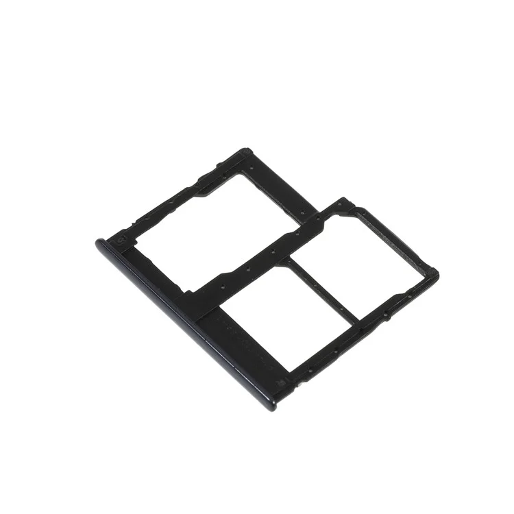 Soporte de bandeja de tarjeta SIM dual OEM de repuesto para Samsung Galaxy A40 SM-A405 - Negro