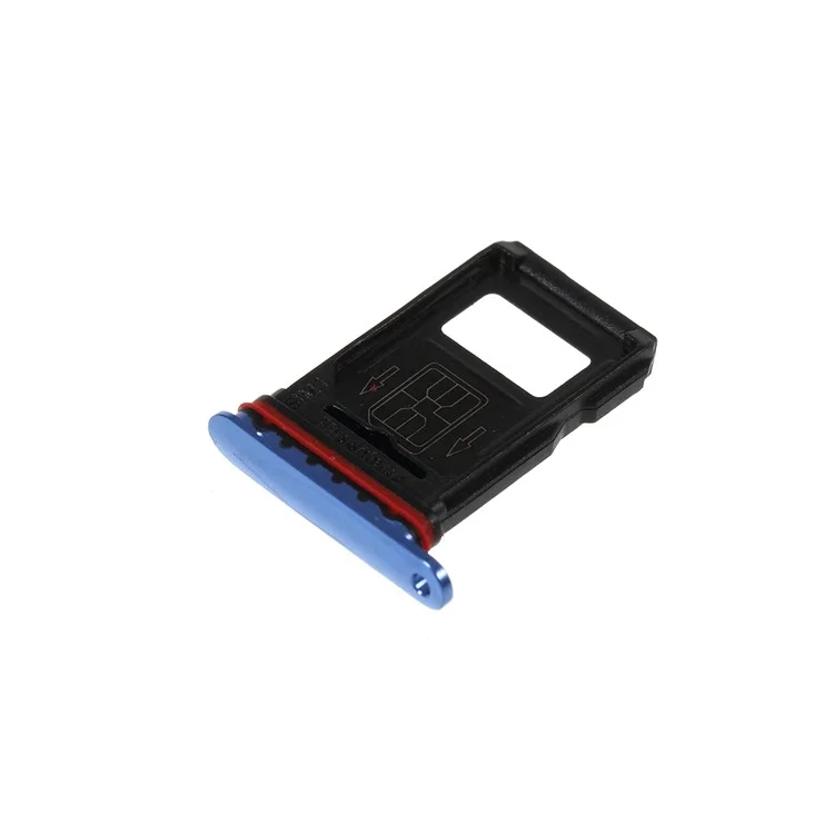 OEM Dual SIM Card Tray Holder Replace Part for OnePlus 7 Pro - Blue