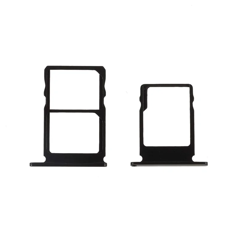 2 Pcs/Set OEM SIM Card Tray Slots Part for Nokia 5 - Black