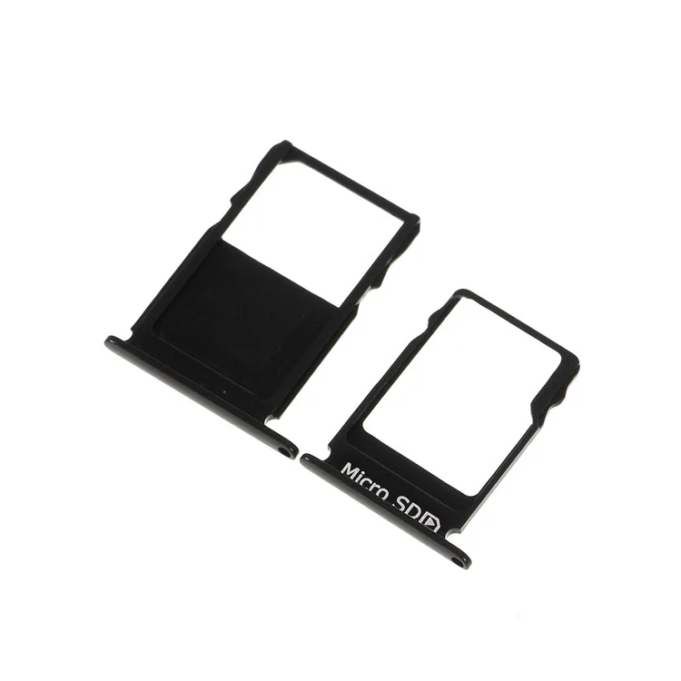 2 Pcs/set OEM SIM Carto Slots Parte Parte Para Nokia 3 - Preto