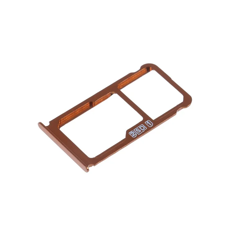 OEM Dual SIM Card Tray Holder Replace Part for Nokia 7 Plus - Champagne Gold