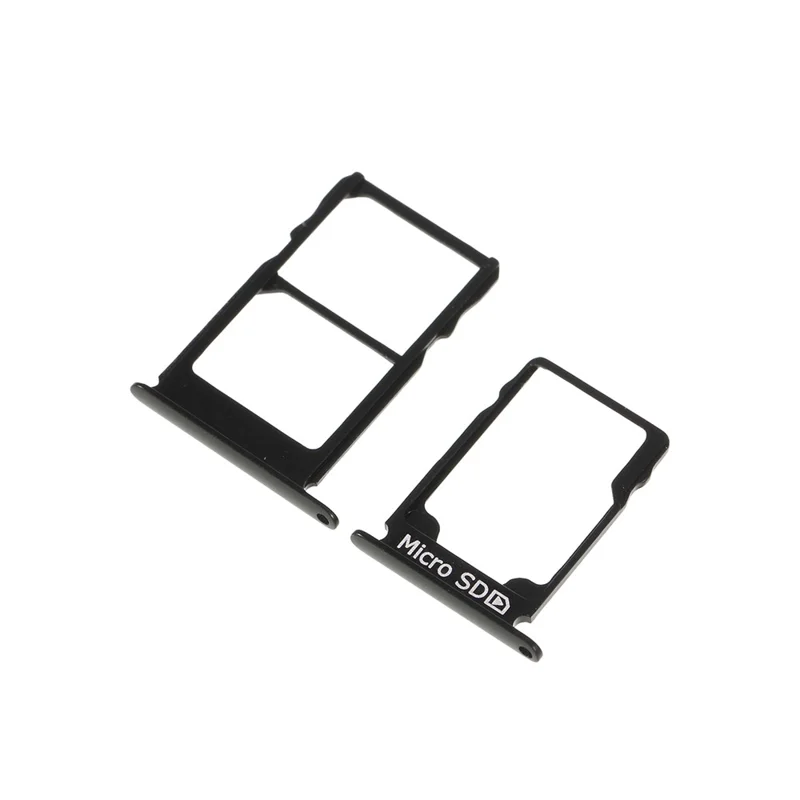 2 Pcs/Set OEM SIM Card Tray Slots Part for Nokia 3.1 - Black
