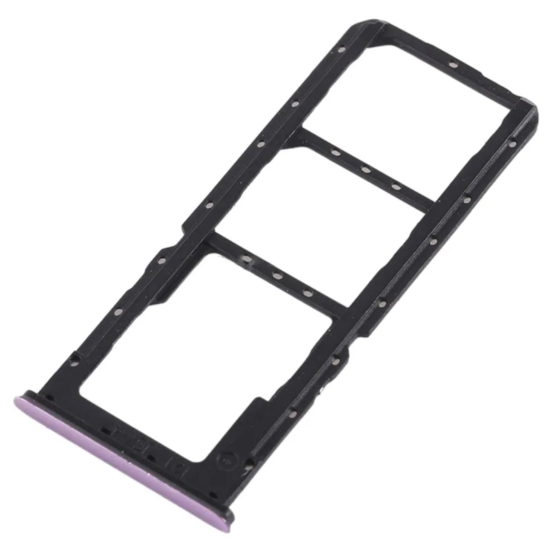 OEM SIM Micro SD Kortbakkeholder Udskiftning til OPPO A7x / F9 / F9 Pro / Realme 2 Pro - Lilla