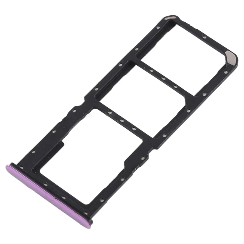 OEM SIM Micro SD Kortbakkeholder Udskiftning til OPPO A7x / F9 / F9 Pro / Realme 2 Pro - Lilla