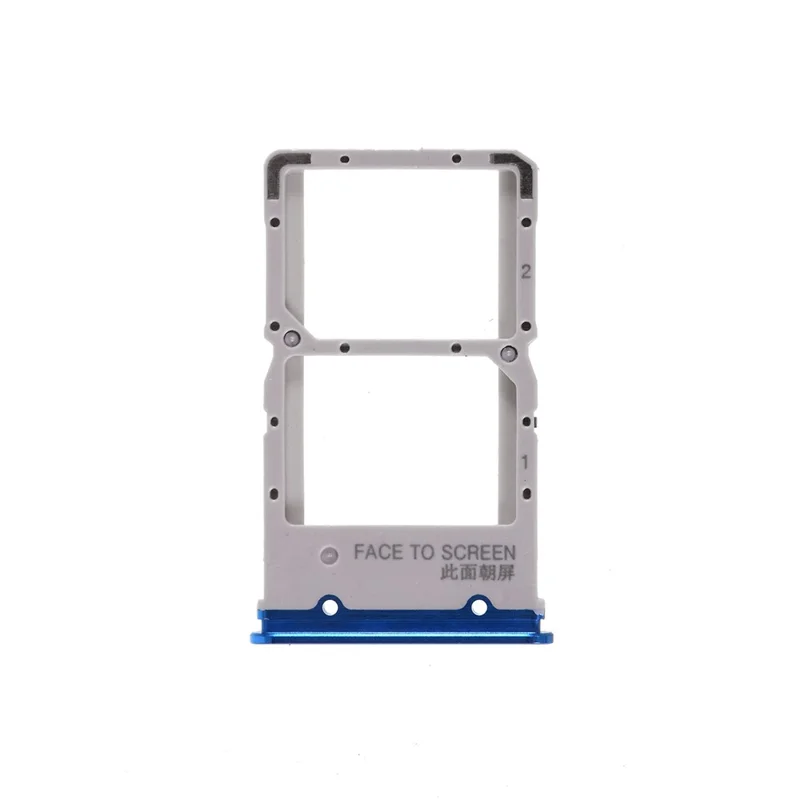 OEM Dual SIM Card Tray Holder Replacement for Xiaomi Redmi K20 / Mi 9T / K20 Pro / Mi 9T Pro - Blue