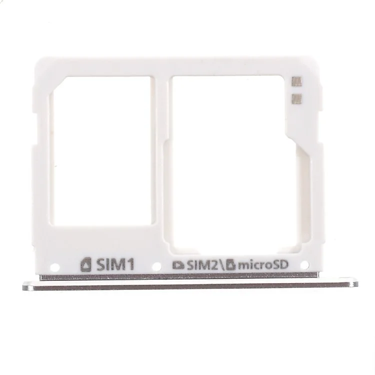 Сменный держатель для SIM-карты/Micro SD-карты OEM для Samsung Galaxy A3 A310/A5 A510/A7 A710 (2016) - серый