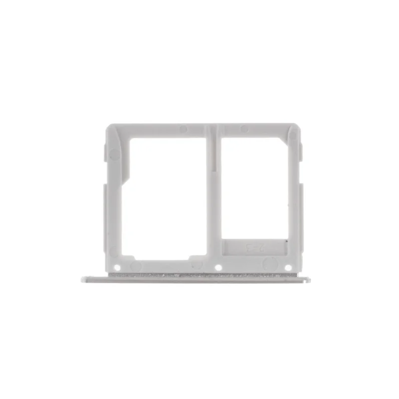 OEM SIM/MicroSD Card Tray Holder Slot for Samsung Galaxy A3 A310/A5 A510/A7 A710 (2016) - Silver Color