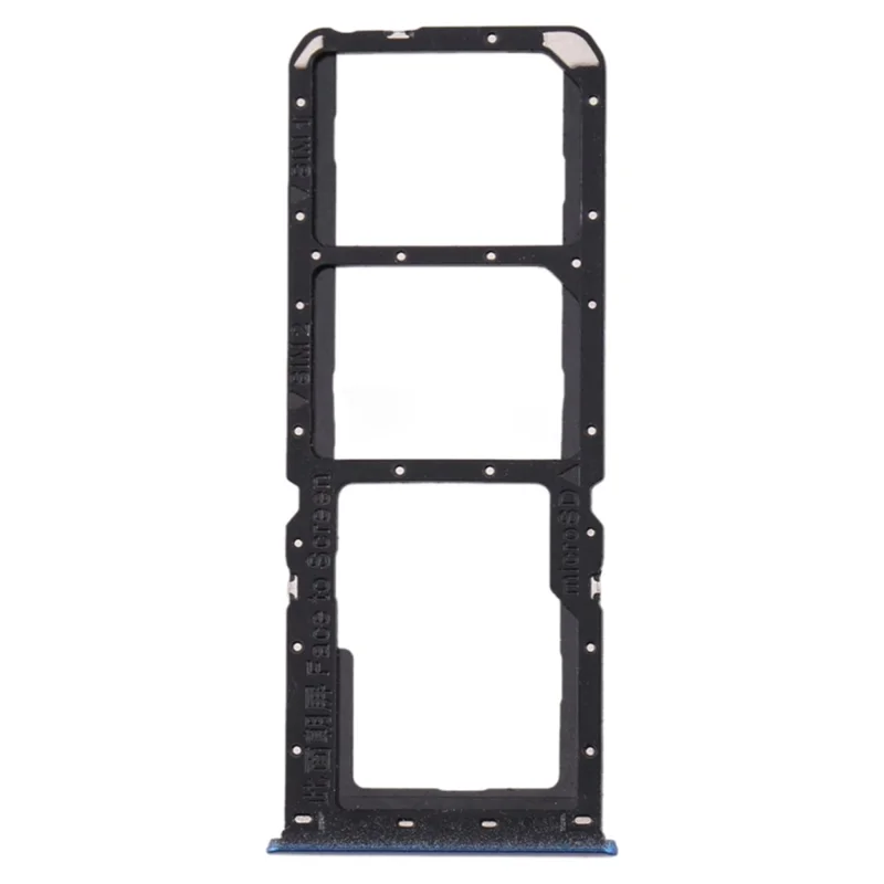 OEM Dual SIM Card + Micro SD Card Tray Holders Part for Oppo A11 - Blue