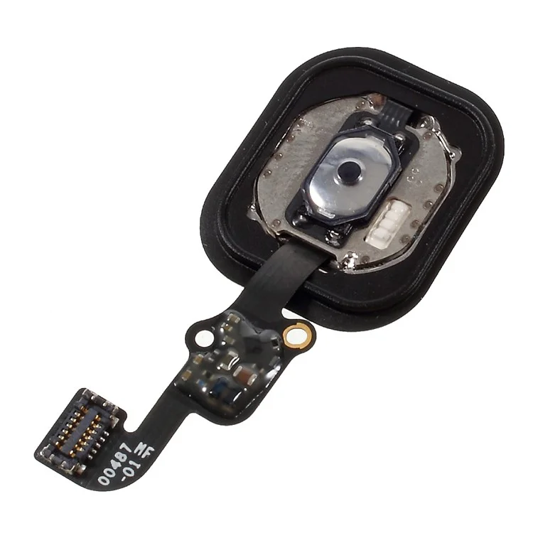 OEM per iPhone 6s / 6s Plus Pulsante Home con Flex Cable e Anello di Tenuta in Gomma Ricambio - Colore Argento