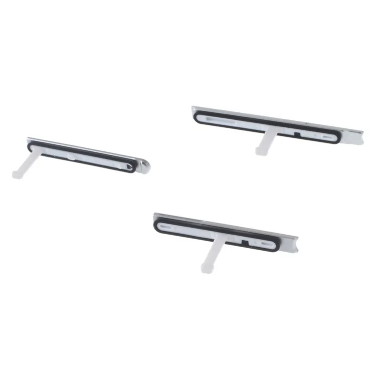 OEM Micro SD Card Port Dust Plug Cover for Sony Xperia Z2 4G Version - Silver Color