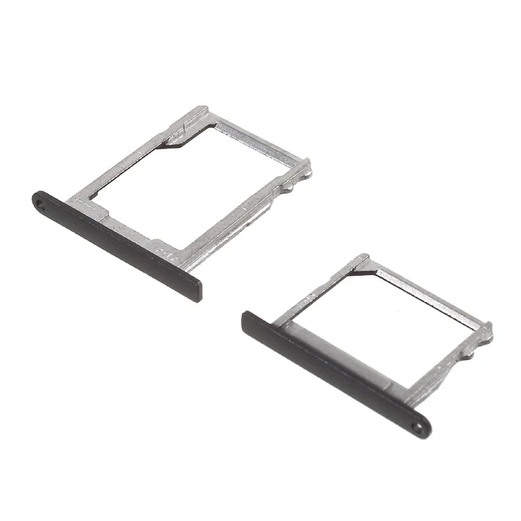 2Pcs OEM SIM1 + SIM2/Micro SD Card Slot Holders for Huawei Ascend P8 - Black