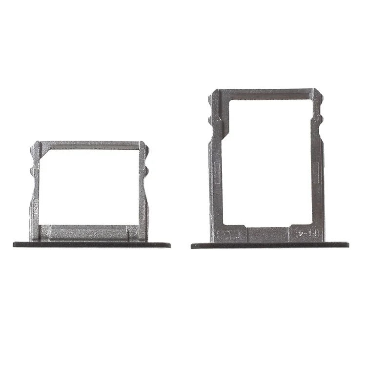 2Pcs OEM SIM1 + SIM2/Micro SD Card Slot Holders for Huawei Ascend P8 - Black