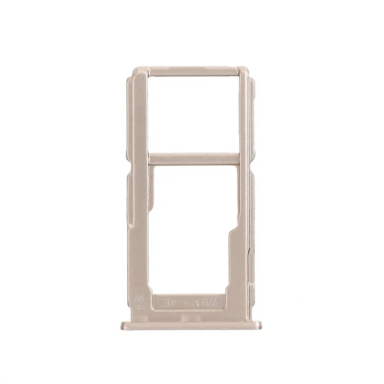 OEM SIM Card + MicroSD Card Tray Holder Slot Part for Oppo R9 Plus - Gold Color