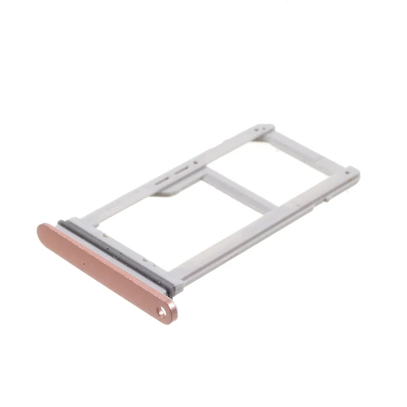 OEM Replacement Dual SIM MicroSD Card Tray Slot for Samsung Galaxy S7 edge G935 - Rose Gold Color