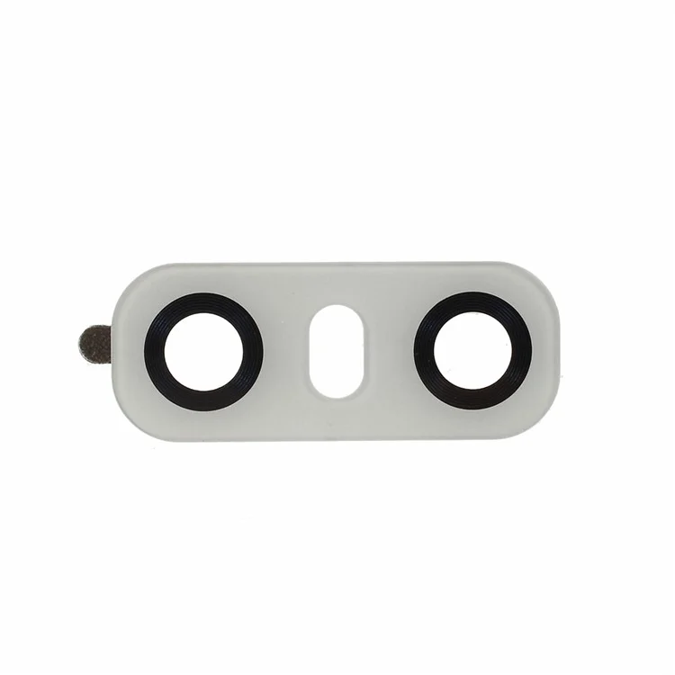 OEM Para el Reemplazo de la Lente de Vidrio de Anillo de la Cámara Trasera LG G6 - Plata