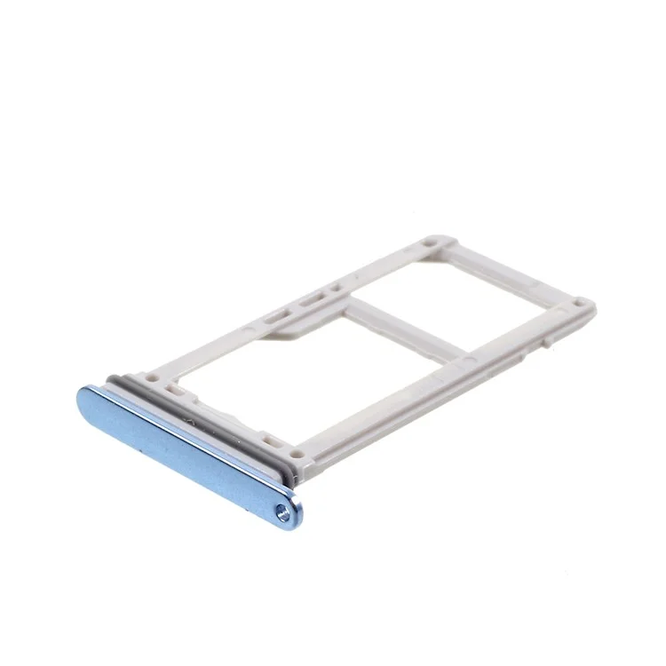 SIM1 + SIM2/Micro SD Card Tray Holder OEM Part for Samsung Galaxy S8/S8 Plus - Blue