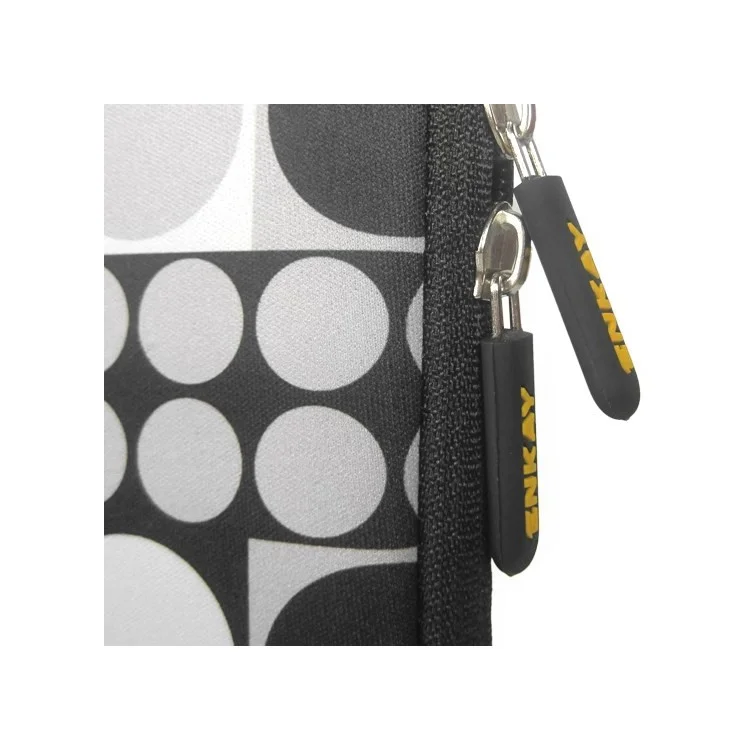 ENKAY ENK-2001 Modern Series Polka Dots Zipper Neoprene Sleeve Case for Macbook Pro 15.4-inch, Size: 38 x 29.5cm