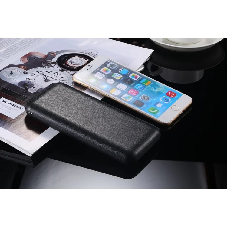 CAGER B20000 20000mAh Dual USB External Power Bank for iPhone iPad Samsung LG - Black
