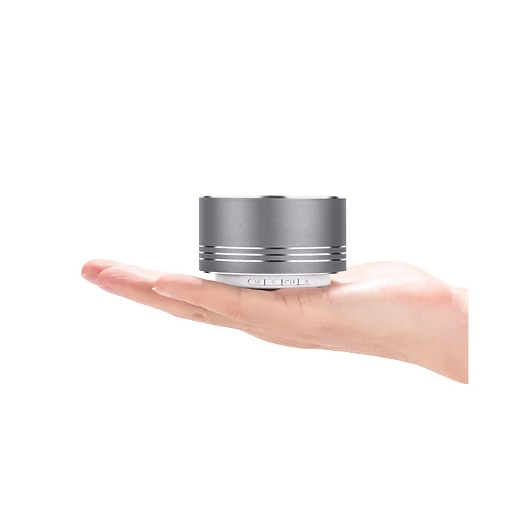HOCO BS5 Swirl Wireless Speaker Support Hands-free Mic / TF Card / Aux-in - Grey