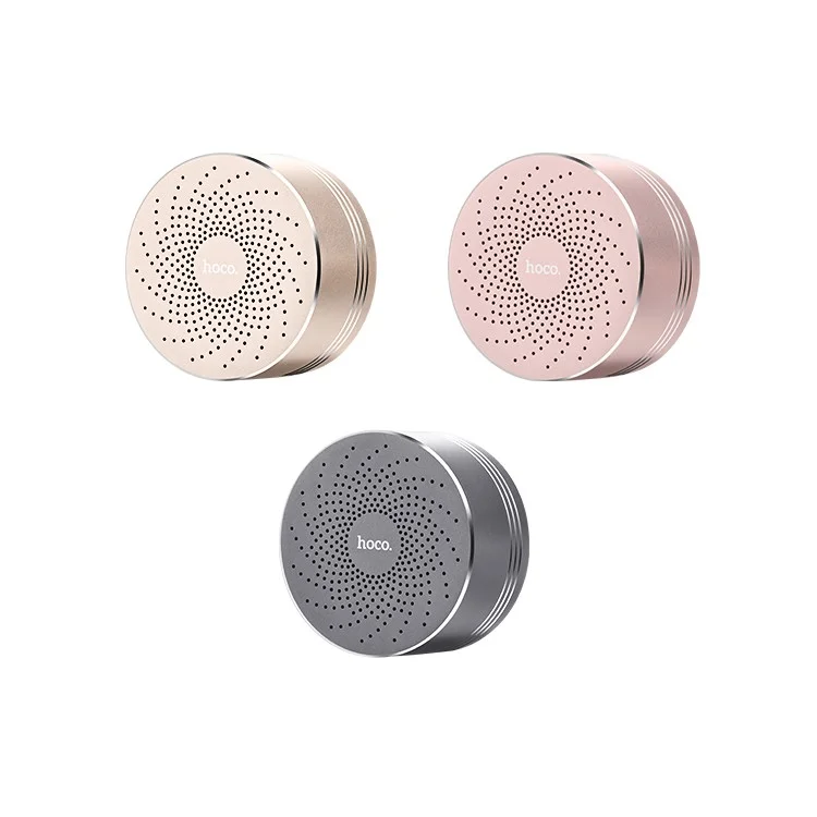 HOCO BS5 Swirl Wireless Speaker Support Hands-free Mic / TF Card / Aux-in - Grey