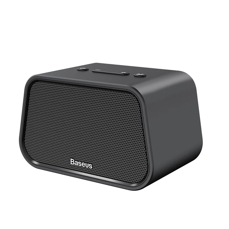 BASEUS Encok E02 Trapezoid Mini Bluetooth Speaker Support U Disk / TF Card /Aux Input - Black