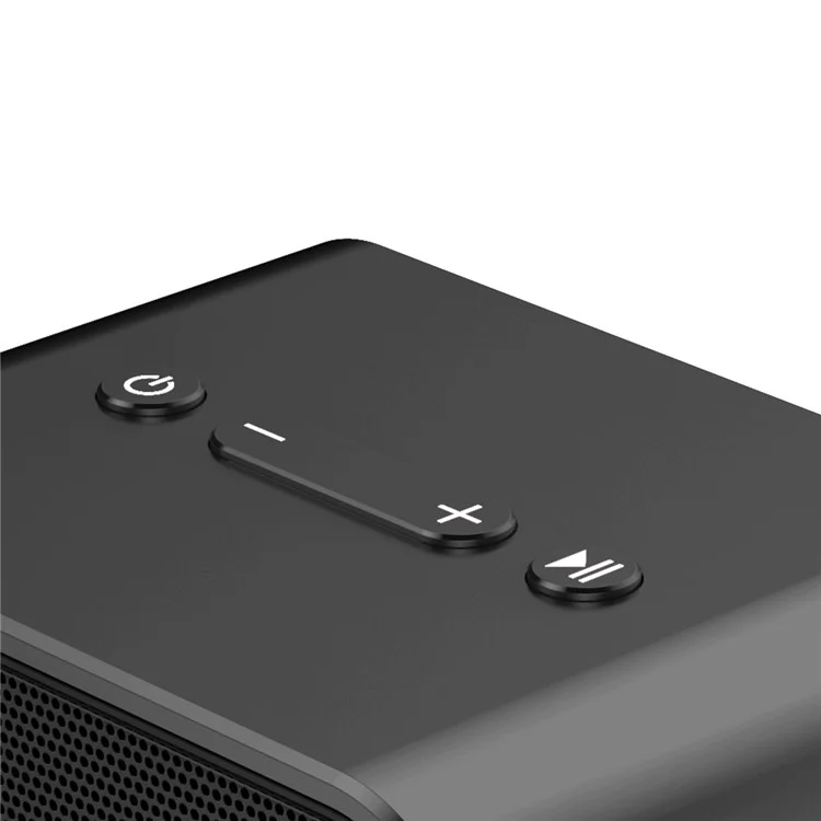 BASEUS Encok E02 Trapezoid Mini Bluetooth Speaker Support U Disk / TF Card /Aux Input - Black