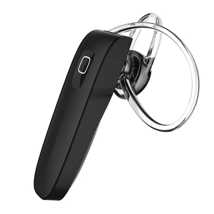 B1 Bluetooth 4.0 Wireless Headset Noise-cancelling Mono Earphone with Ear Hook - Black